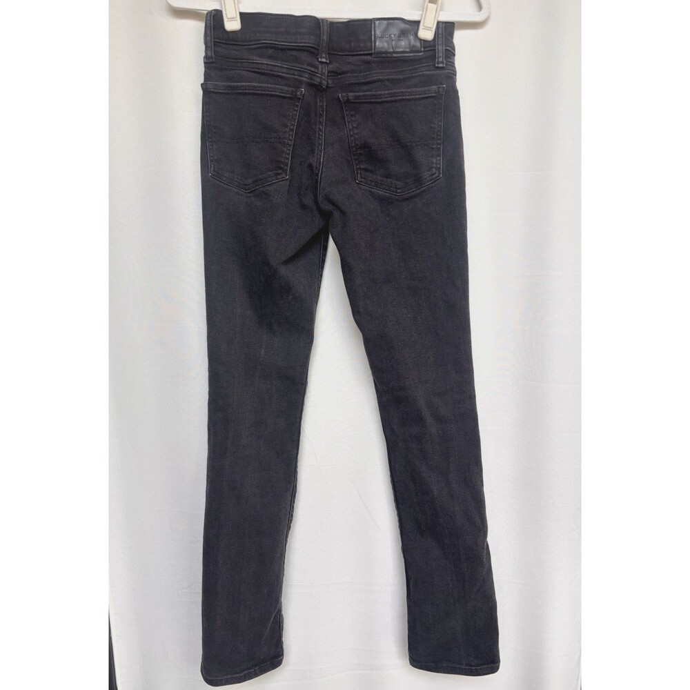 Lucky brand Women’s Black jeans sweet mid rise straight Sz 26 R Stretch Darkwash - Picture 6 of 13